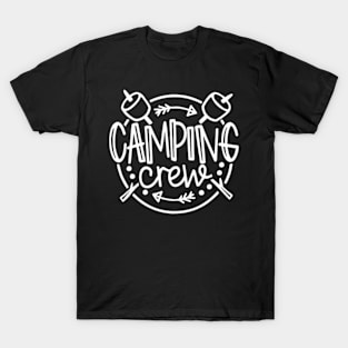 Camping Matching Shirts for Family Camper Group Camping Crew T-Shirt